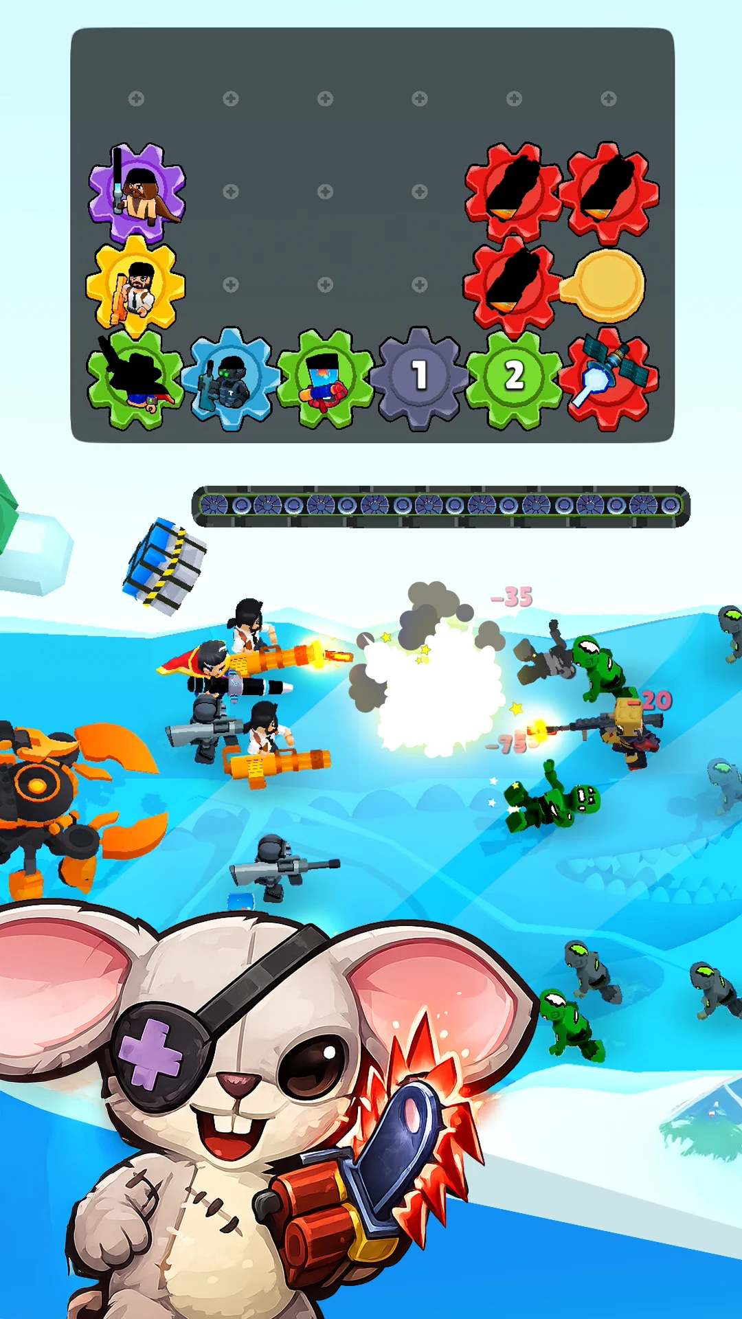 Gears Of Warriors: Bag Attack screenshot